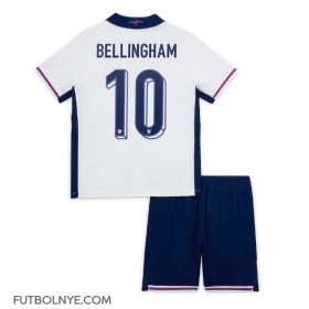 Camiseta Inglaterra Jude Bellingham #10 Primera Equipación para niños Eurocopa 2024 manga corta (+ pantalones cortos)